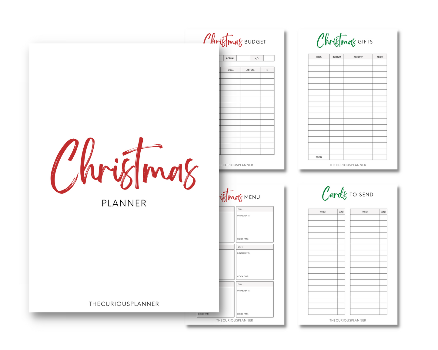 Christmas Planner Printable